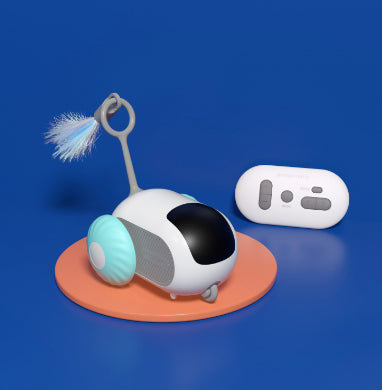 Remote Control Interactive Cat Car Toy USB Charging Chasing Automatic Self - moving Remote Smart Control Car Interactive Cat Toy Pet Products - 0 - CJ