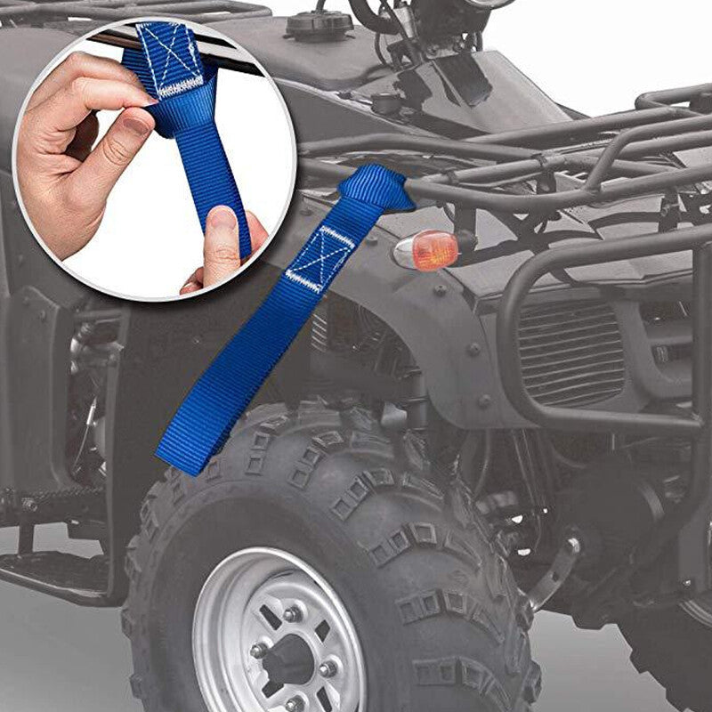 6pcs Motorcycle Motorbike Soft Loop Transport Tie Down Straps 2.5x30cm. - 5 - CJ