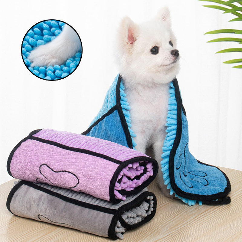 Dogs Cats Towels Super Absorbent Dog Bathrobe Microfiber Bath Towels Quick - Drying Cat Bath Towel For Pets Towel Dog Towels Pet Products - 0 - CJ