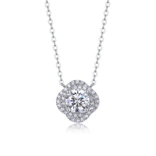 1Lucky Flower - A Fashionable And Luxurious Diamond Jewelry Pendant Set With 1 - carat Moissanite S925 Sterling Silver And Platinum Plating Prohibit TikTok sales - 5 - CJ