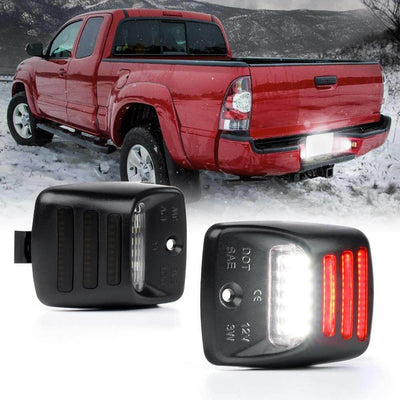 2x RED OLED TUBE LED License Plate Light Lamp For 2005 - 15 Tacoma Tundra - 5 - cjdropshipping