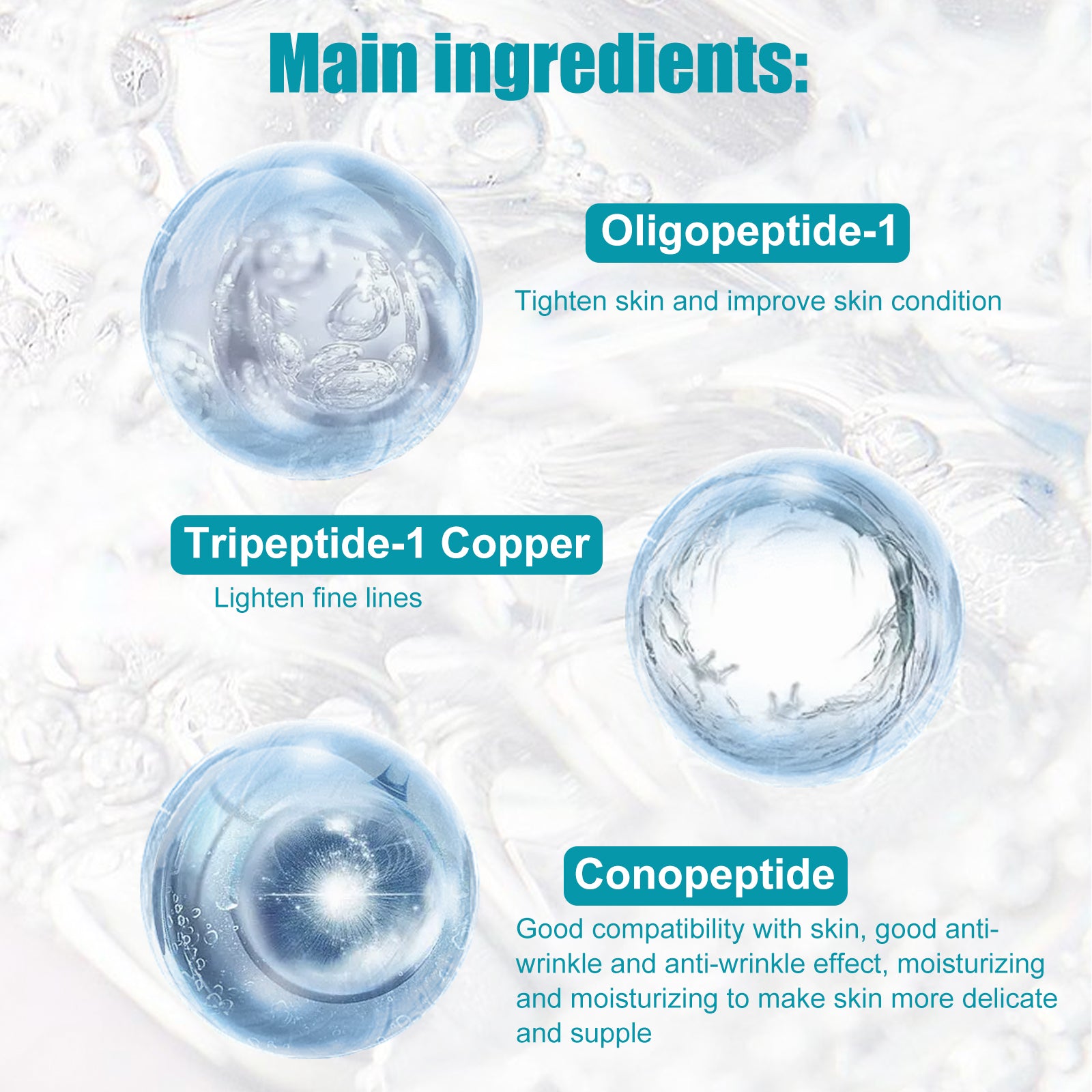 EELHOE Hydroconus Peptide Anti - Wrinkle Serum, Skin Repair Crow's Feet Law Firming Wrinkles And Beautifying Skin - 5 - CJ