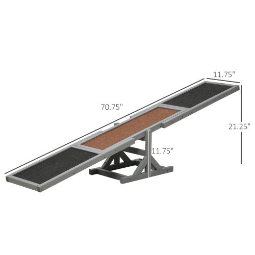 Wooden Dog Agile Seesaw For Training And Exercise, Platform Equipment Running Game Toys - 5 - CJ