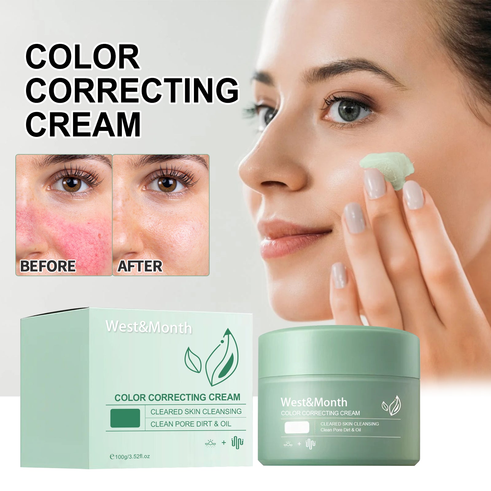 West&Month Color Correcting Care Cream For Diminishing Spots, Post - sun Recovery, Nourishing, And Enhancing The Skin's Beauty - 5 - CJ