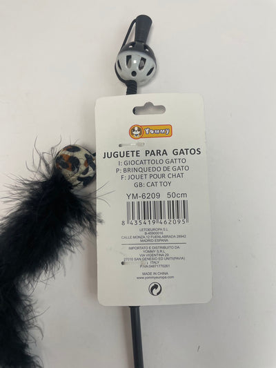 Small Ball Chicken Feather Cat Teaser - 5 - CJ