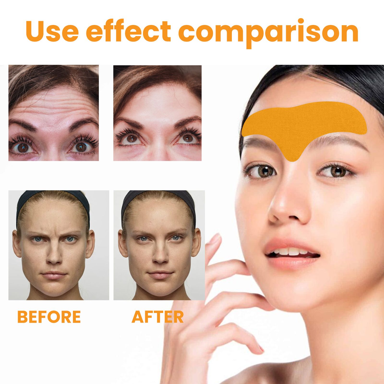 EELHOE Forehead Wrinkle Patch Lift And Smooth Forehead Wrinkles Facial Skin Forehead Patch - 5 - CJ