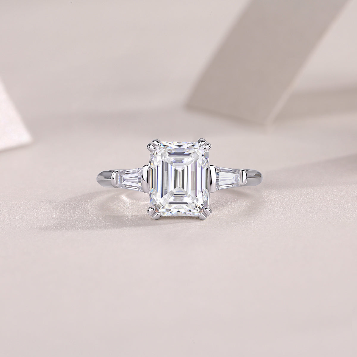 1Starry Sky Mirror - A Fashionable Diamond Jewelry Piece Set With Moissanite S925 Sterling Silver And Platinum Diamond Ring Prohibit TikTok sales - 5 - CJ