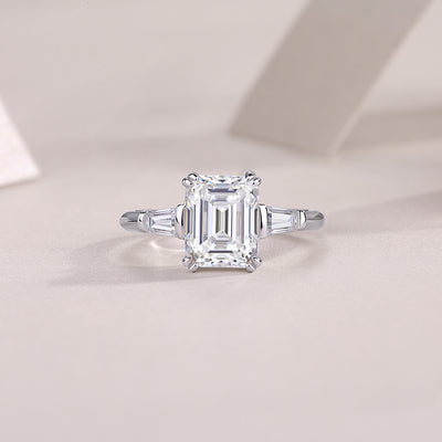 1Starry Sky Mirror - A Fashionable Diamond Jewelry Piece Set With Moissanite S925 Sterling Silver And Platinum Diamond Ring Prohibit TikTok sales - 5 - CJ