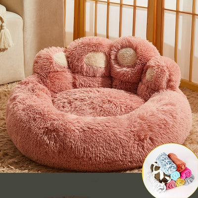 Kennel Warm Medium Large Dog Corgi Golden Retriever Bed Fleece - lined Sofa Mattress - 0 - CJ