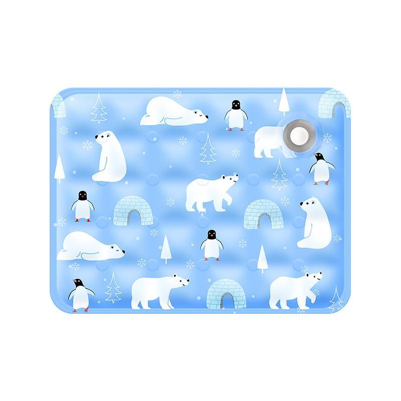 Pet Summer Cooling Pad, Ice Bear Shape, Suitable For Cats And Dogs, Washable And Portable Cooling Pad