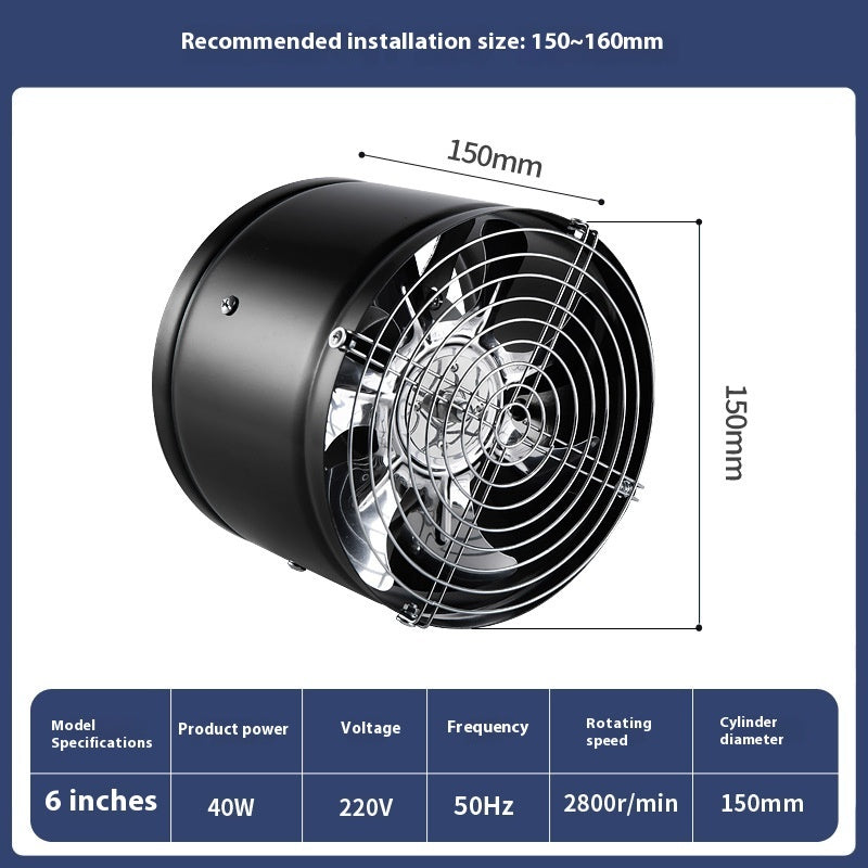 Rental House Strong Wind Fume Exhaust Fan With Bracket