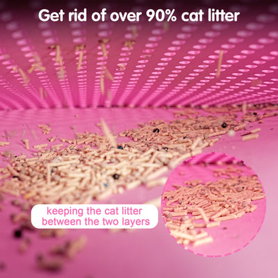 Double Layer Rice Shaped Cat Litter Pad - 5 - CJ