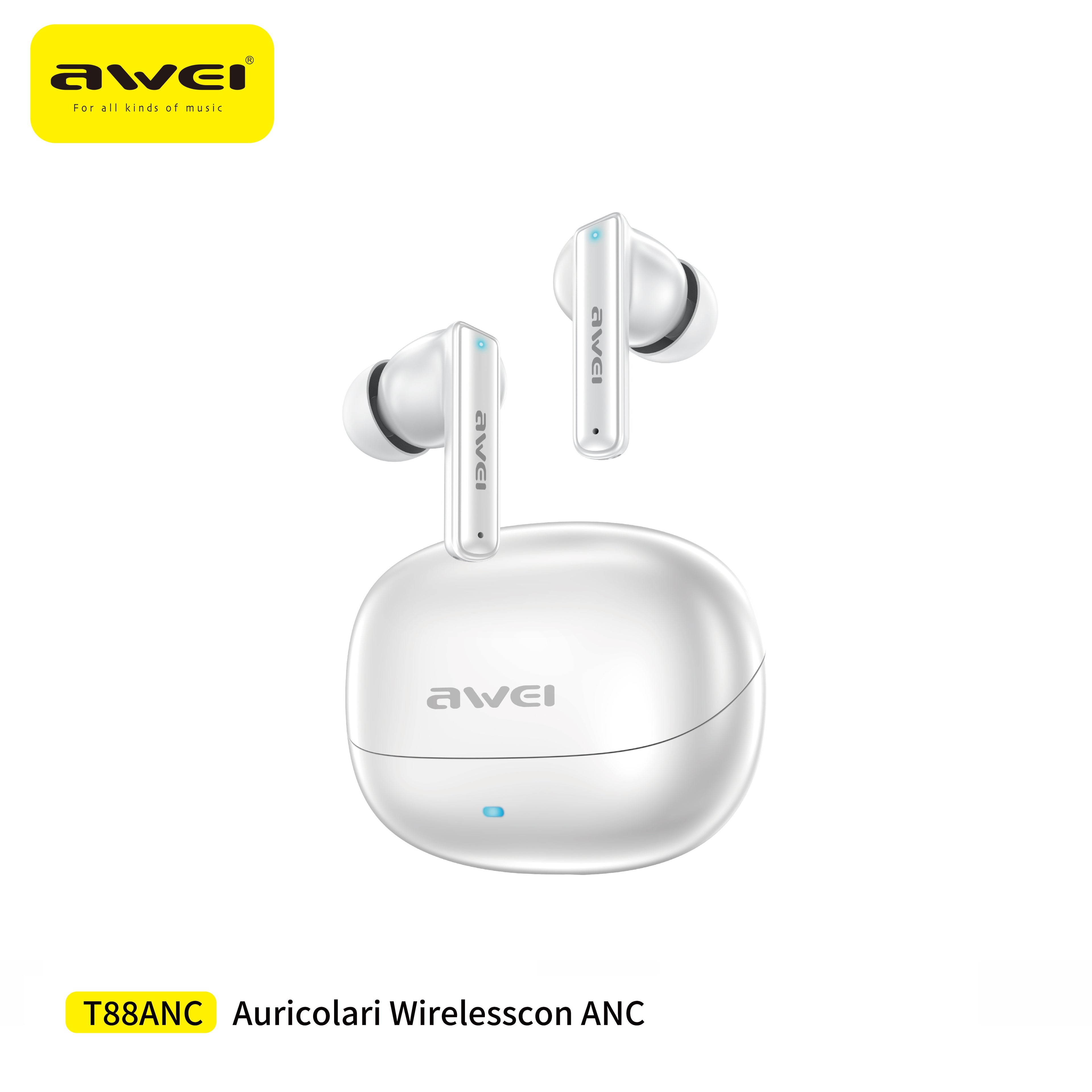 AWEI ANC ENC True Wireless Sports Bluetooth Earphones