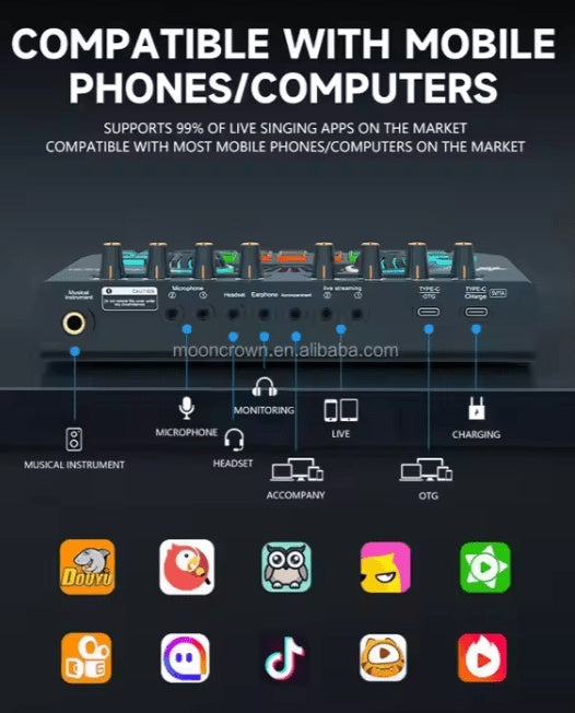 Digital Mixer Sound Card
