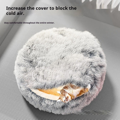Warm Closed Wrapped Cat Sleeping Nest - 0 - CJ