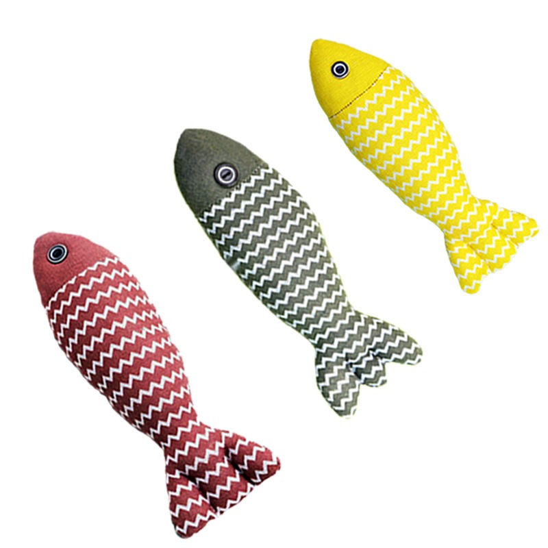Pet Mint Fish Toy - Three Colors Are Randomly Issued, Shovel Officials Must Enter, Pet Mint Fish Toys, Suitable For Cats Of All Ages - 5 - CJ