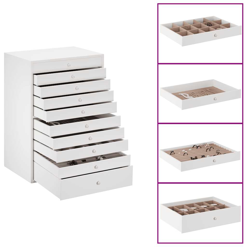 10 - layer jewelry box with watch holders, 29 x 20.5 x 40.5 cm - 5 - CJ