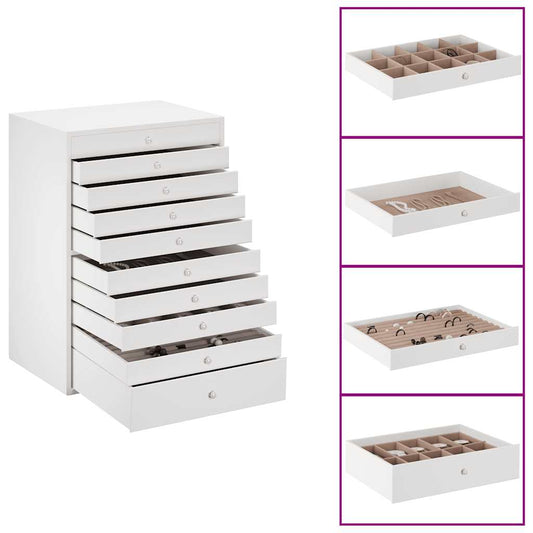 10 - layer jewelry box with watch holders, 29 x 20.5 x 40.5 cm - 5 - CJ