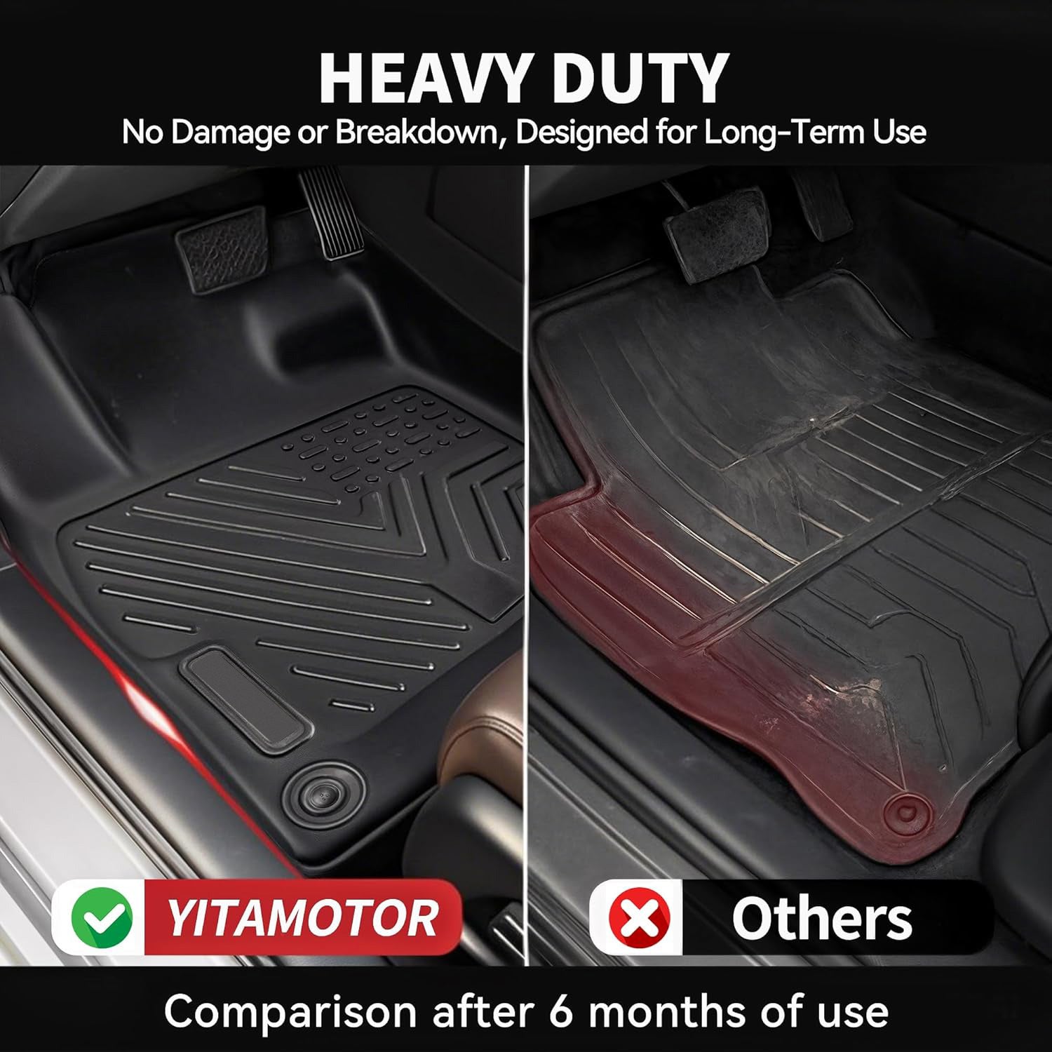 Floor Mats Fit For 2018 - 2023 Mazda CX - 5, TPE All Weather Custom Fit Floor Liners For Mazda CX5, 1st & 2nd Row Car Mats Accessories, Black - 5 - CJ