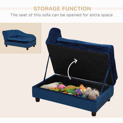 Luxury Small Dog Bed With Hidden Storage - 5 - CJ