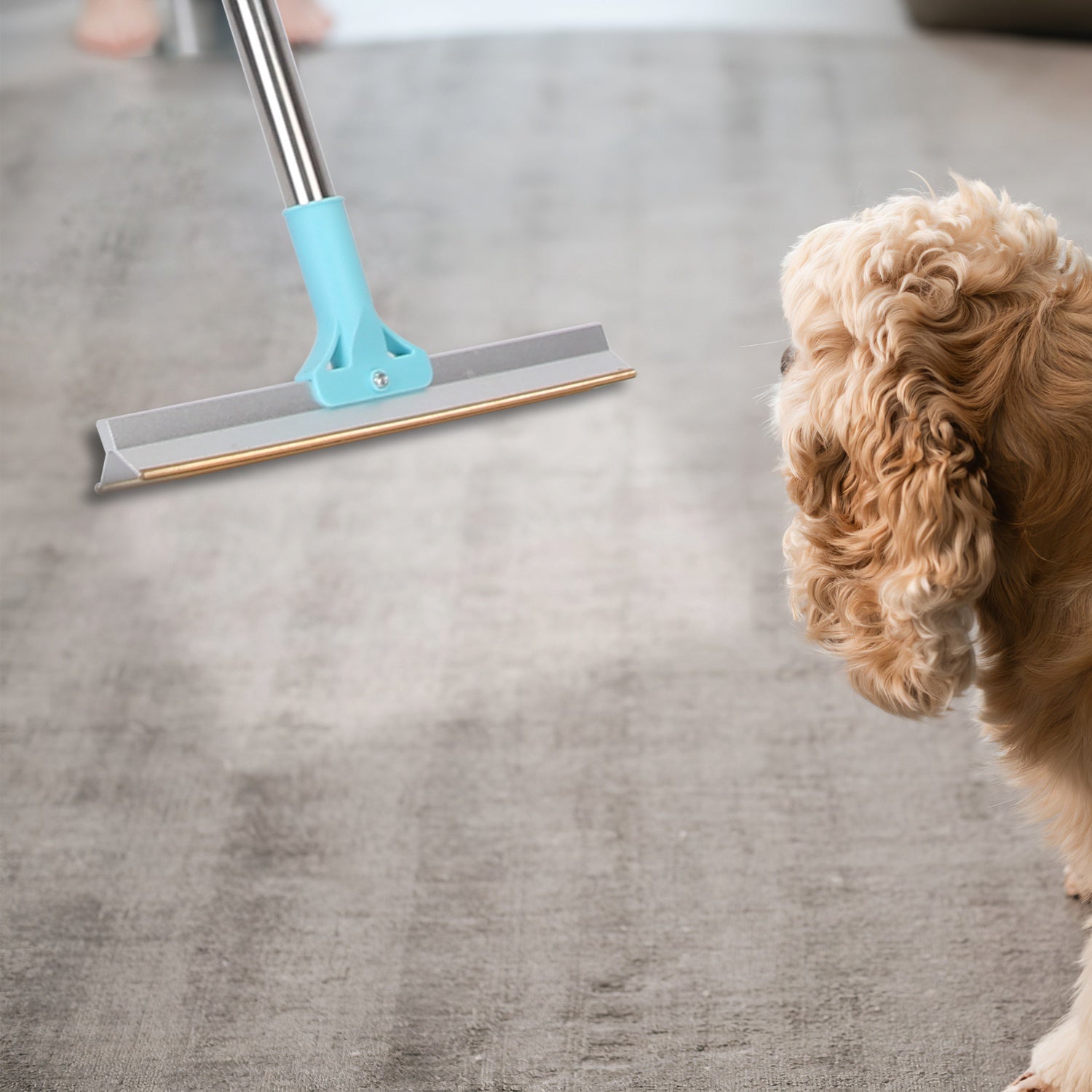 1Pc Pet Hair Removal Rake With 54.33in Adjustable Telescopic Rod Multi - Fabric Dog Cat Hair Scraper Lint Shaver For Carpet Rug Clothes Couch - 5 - CJ