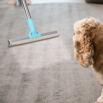 1Pc Pet Hair Removal Rake With 54.33in Adjustable Telescopic Rod Multi - Fabric Dog Cat Hair Scraper Lint Shaver For Carpet Rug Clothes Couch - 5 - CJ