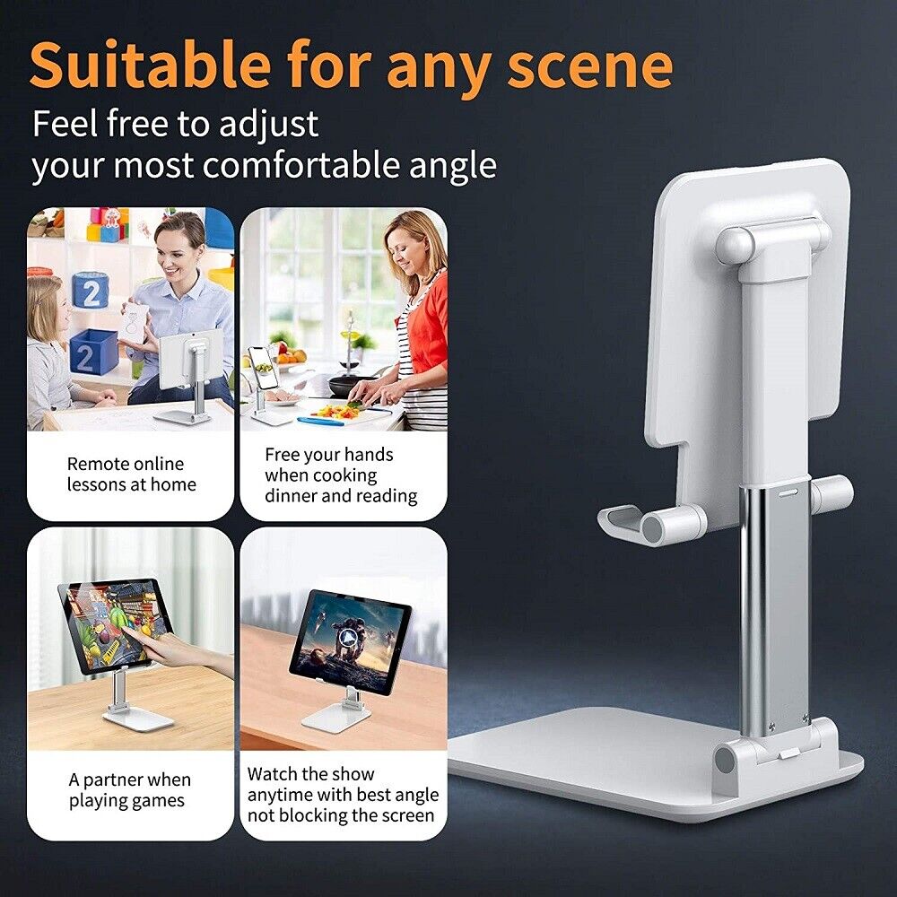 Cell Phone Stand Desktop Holder Tablet Stand Mount Mobile Phone Desktop Tablet Holder Table Cell Foldable Extend Support Desk Mobile Phone Holder Stand - 5 - CJ
