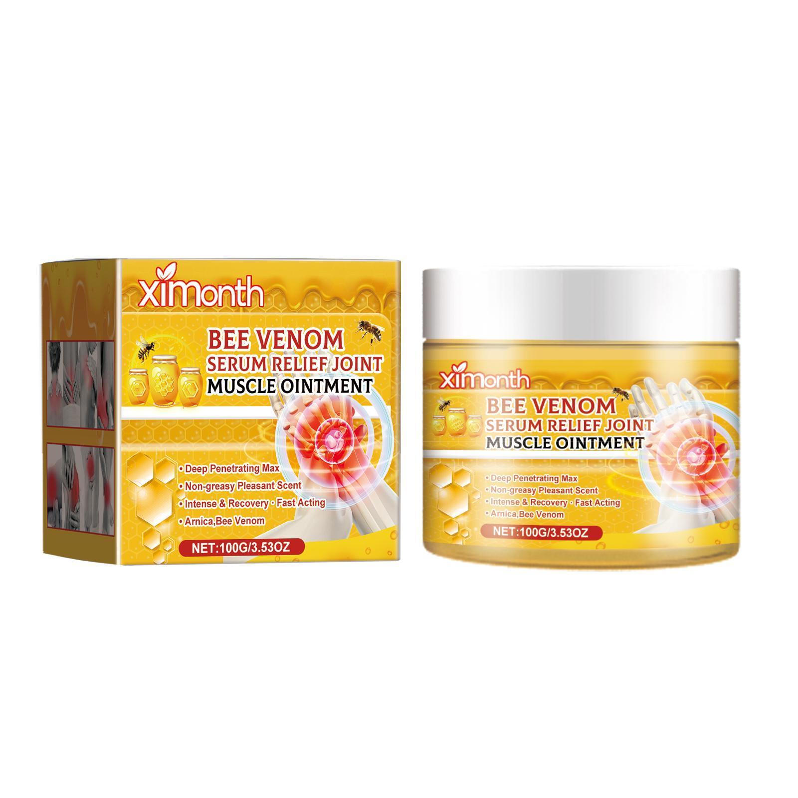 Simon's Evening Primrose Bee Venom Joint Care Cream, Relieves Joint Muscle Pain And Body Discomfort Care Massage Cream - 5 - CJ