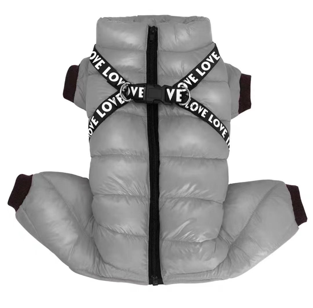 Pet Thickened Windproof Four - legged Warm Clothing - 0 - CJ