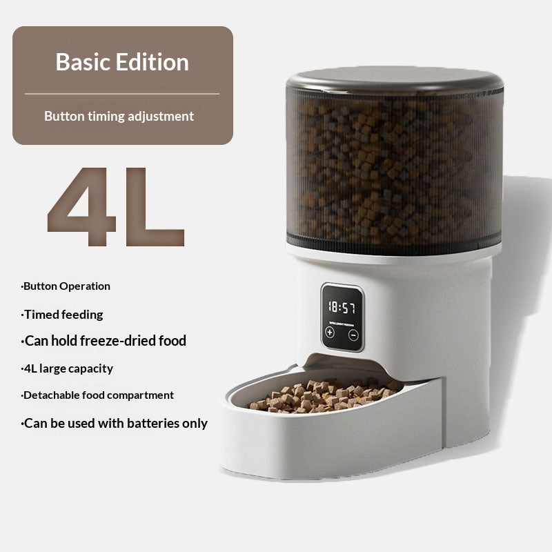 Pet Automatic Feeder Mobile Phone WiFi Remote Timed Feeding - 0 - CJ