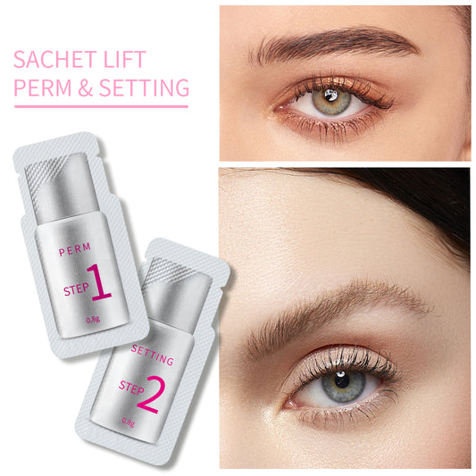 ICONSIGN 10 Pairs Pouch Eyelash Perm Lotion Lashes Lift Quick Perming 5 To 8 Minutes Beauty Makeup Tools - 5 - CJ