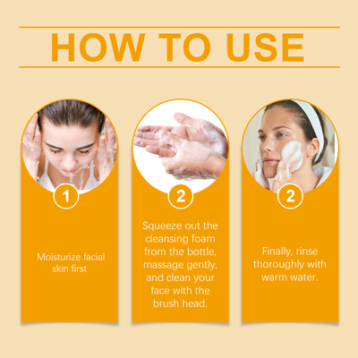 West Month Turmeric Cleanser Gently Cleanses Facial Skin, Moisturizes And Beauty Skin Refreshing, Clean And Not Tight - 5 - CJ