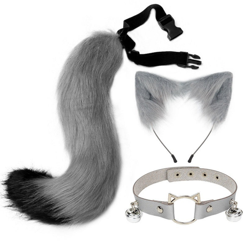 Ear Cat Tail Set Hair Hoop - 0 - CJ