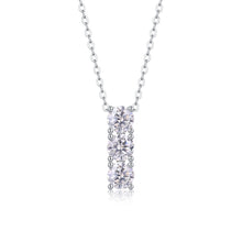 1Round - A Fashionable And Luxurious Diamond Jewelry Pendant Set With 0.5 - carat Moissan Diamonds, S925 Sterling Silver And Platinum Plating Prohibit TikTok sales - 5 - cj