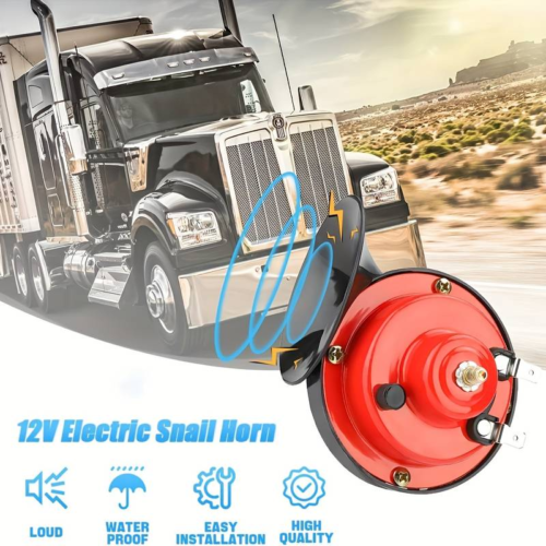 2PC 12V 300DB Super Loud Train Air Horn Waterproof Motorcycle Car Truck SUV Boat