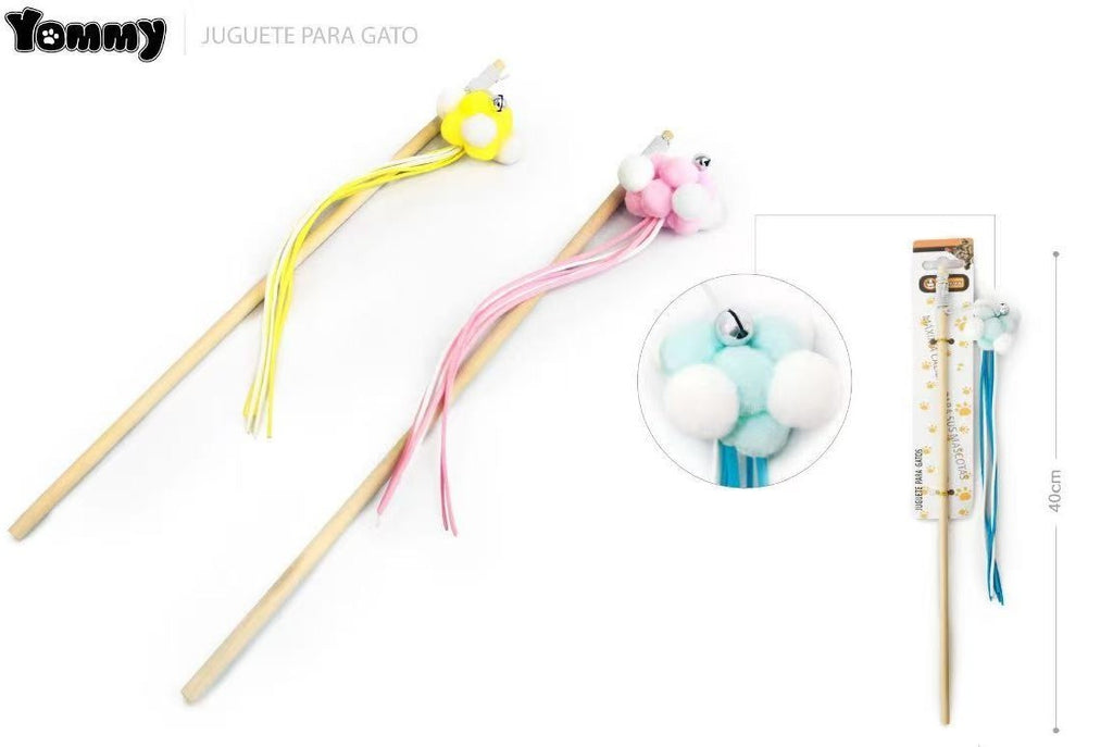 Teasing The Cat Stick Pole