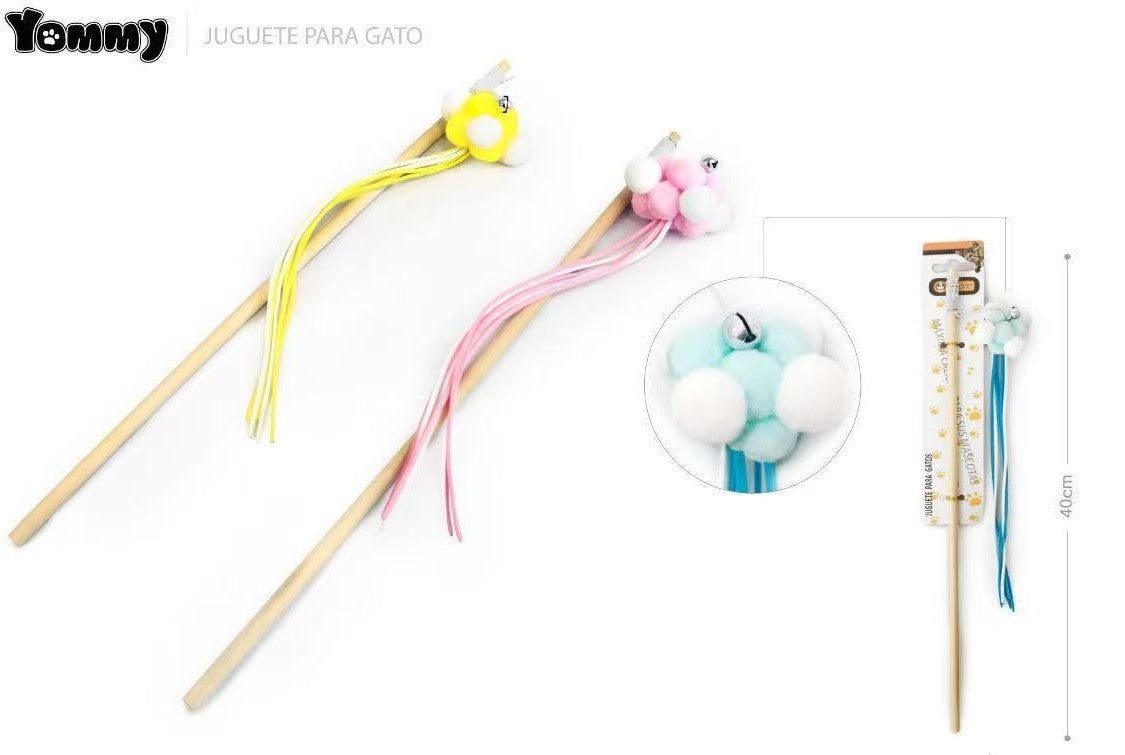 Teasing The Cat Stick Pole