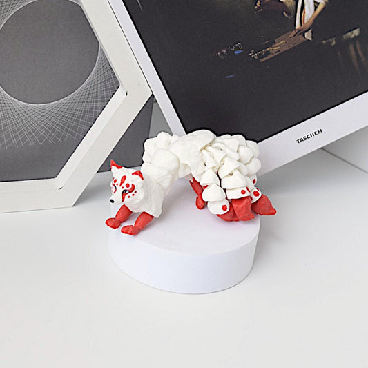 Nine - tailed Fox, Smart Fox Shape, Fantasy Texture, Exquisite Details, Fairy - style Appearance, Exquisite Craftsmanship, Thoughtful Gift Decoration, Adding Fairy Charm - 5 - CJ
