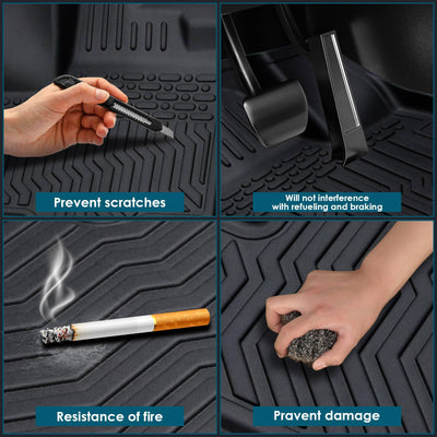 Car Floor Mats For 2023 CRV Hybrid Black All - Weather TPE Rubber Car Mats - 5 - CJ