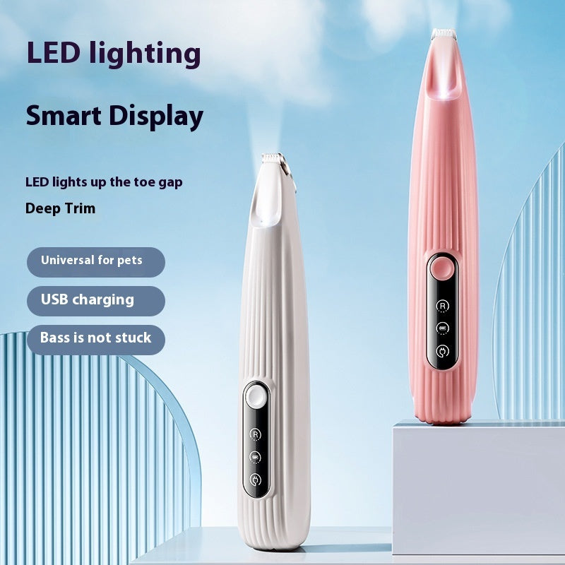 Pets Efficient LED Shaving Cat Dog Foot Hair Electric Clipper Pet Products - 0 - CJ