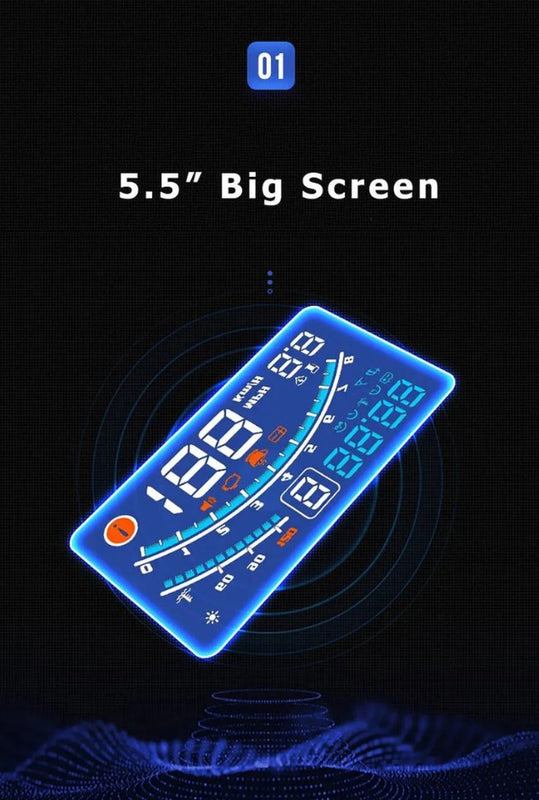 Head Display Speedometer - 5 - CJ