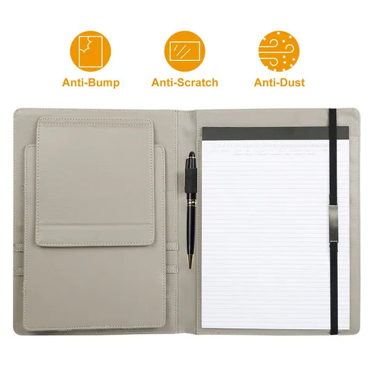 Organizer Case For 9.7in Tablet PC Business Tablet Portfolio With A5 Notepad Paper Pad Card Holder - 5 - CJ