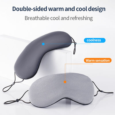 Sleeping Eye Mask Korean Style Ice Silk Warm And Cool Dual Use Adjustable Travel Light Blocking Breathable Eye Mask - 5 - CJ