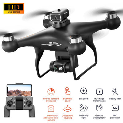 S116 Brushless Drone With Four - Way Obstacle Avoidance, HD Aerial Photography, Optical Flow Positioning, Remote Control, Long Battery Life - 5 - CJ