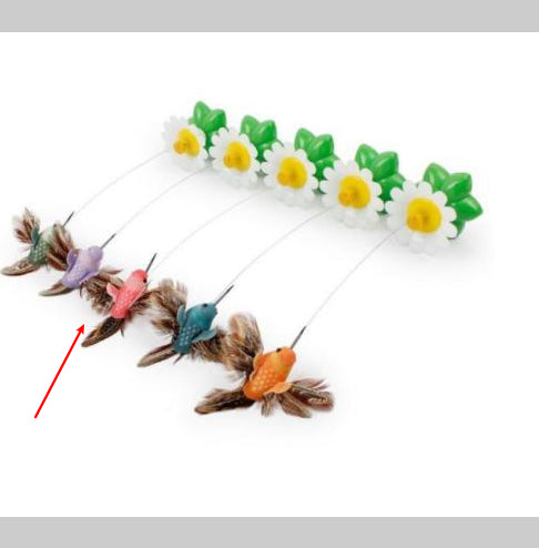 Electric Automatic Rotating Flower Pet Products - 0 - CJ - red - bird - CJJJCWMY00014 - red - bird
