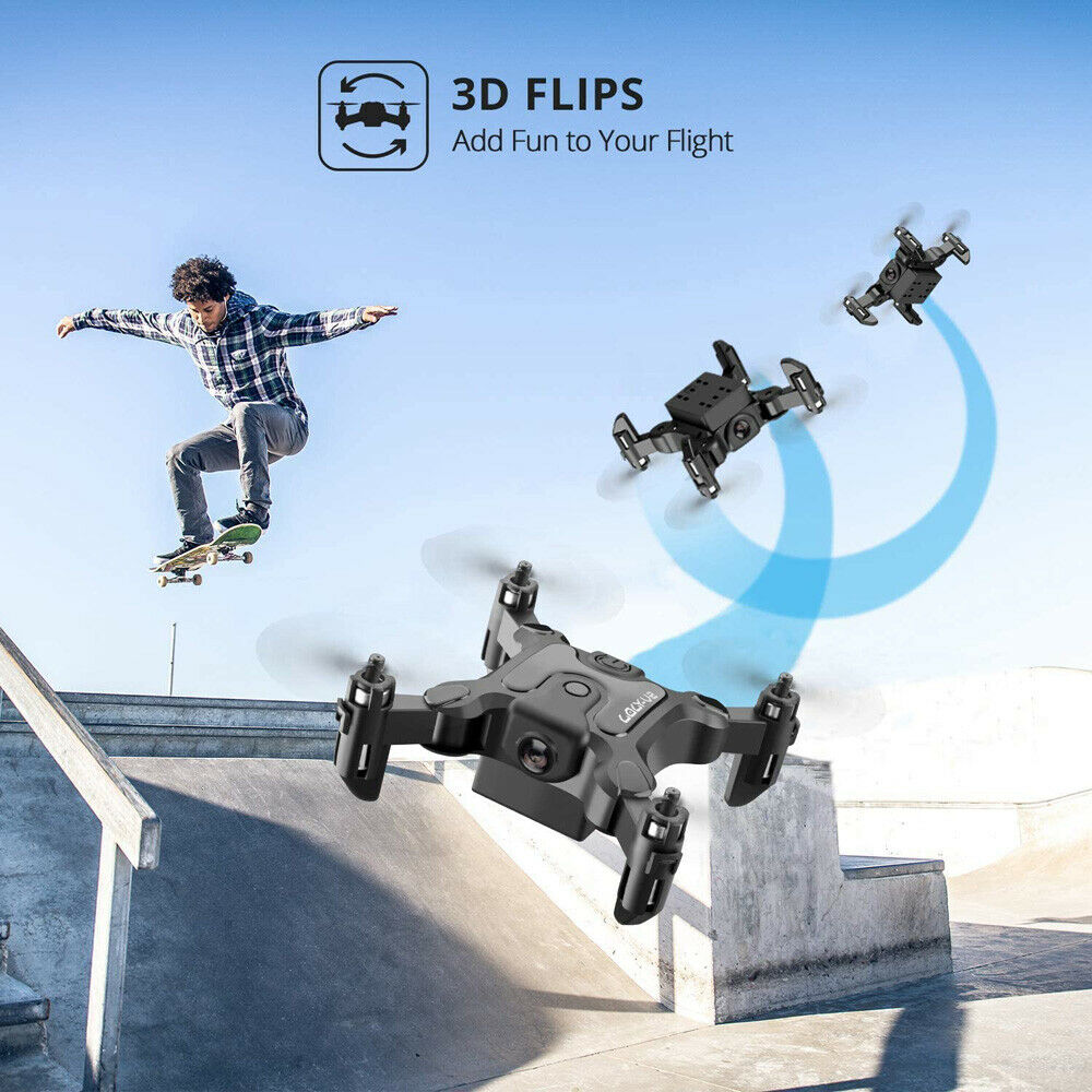 AU  V2 Mini Drone Selfie WIFI FPV With HD Camera Foldable Arm RC Quadcopter Toy. - 5 - CJ