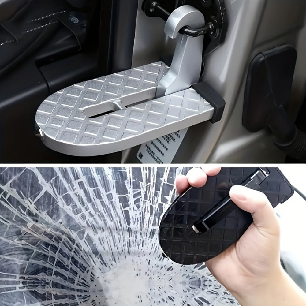 New Foldable Car Roof Rack Step Car Door Step Multifunction Universal Latch Hook Foot Pedal Aluminium Alloy Safety RV - 5 - cjdropshipping