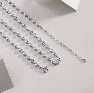 1Heart - to - heart - A Fashionable And Luxurious Diamond Jewelry Pendant Set With Moissanite S925 Sterling Silver And Platinum Plating Prohibit TikTok sales - 5 - CJ
