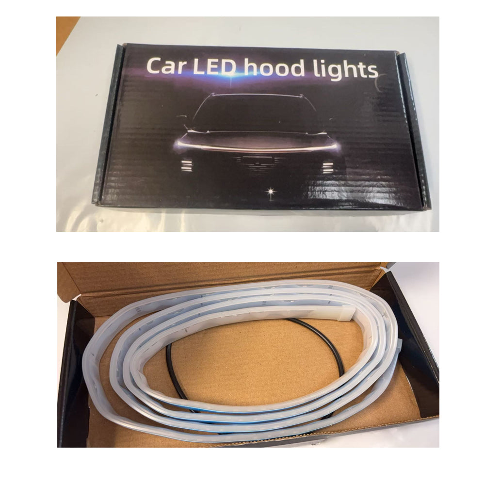 180cm 12V Car Waterproof Front Hood LED Daytime Running Decorative Flexible Light Strip For Car, Truck, SUV - 5 - CJ