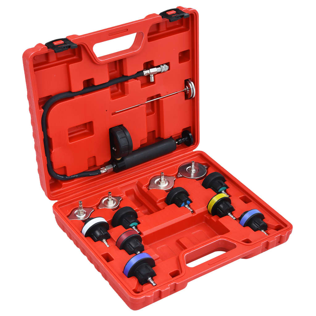 14 - piece pressure tester for cooling systems & radiator caps - 5 - CJ